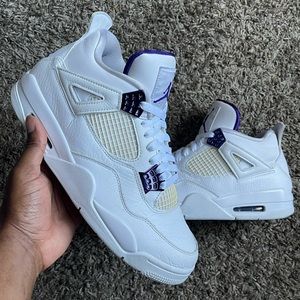 Jordan 4 Retro Purple Metallic IG: CornerSoles